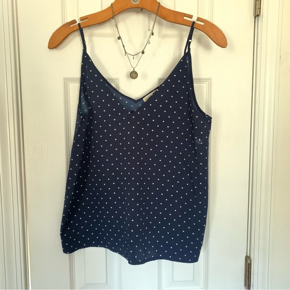 Retro A&F Navy & White Polkadot Camisole - Picture 4 of 10